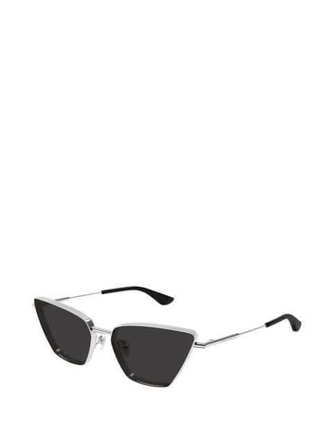 Alexander McQueen cat-eye frame sunglasses - Silver - zdjęcie produktu nr 2