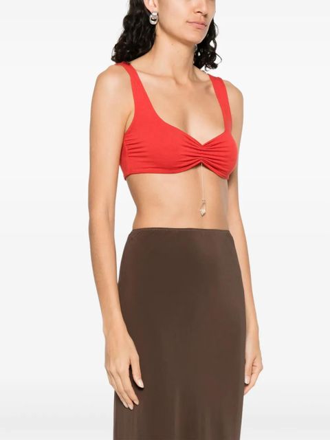 MANURÍ gathered cropped top - zdjęcie produktu nr 2