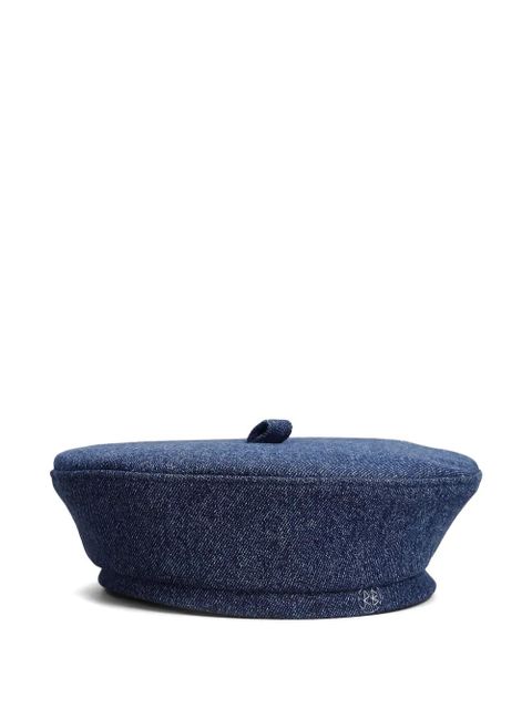 Ruslan Baginskiy denim beret - Blue - zdjęcie produktu nr 1