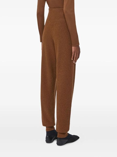 Max Mara knitted high-waisted trousers - Brown