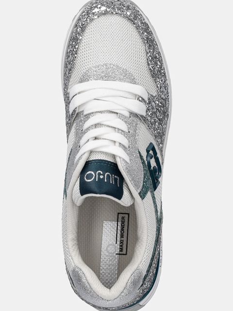 Liu Jo sneakersy LIU JO MAXI WONDER 98 damskie kolor srebrny BA6013TX09900532