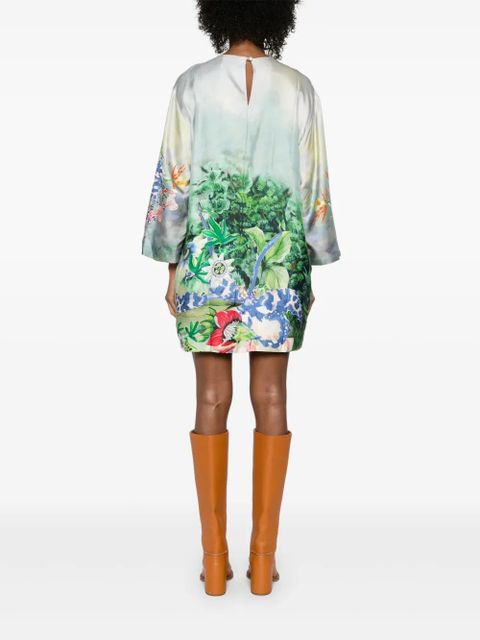 ALEMAIS Mirage mini dress - Green