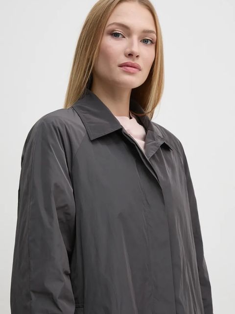 Sandro Ferrone płaszcz damski kolor szary przejściowy oversize SFS15YBEALASKA - zdjęcie produktu nr 2