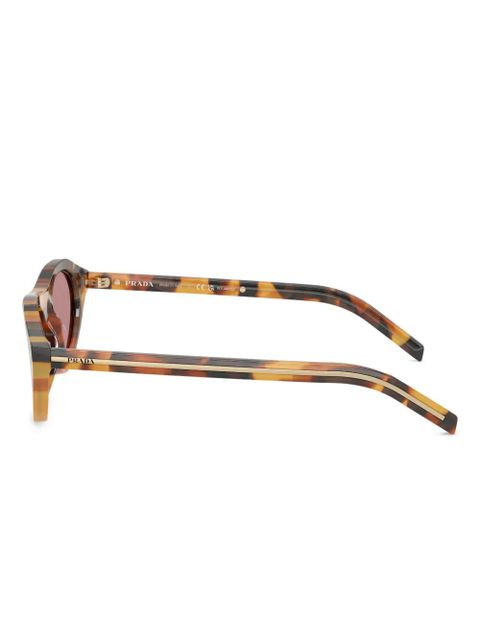 Prada Eyewear cat-eye tortoiseshell sunglasses - Brown