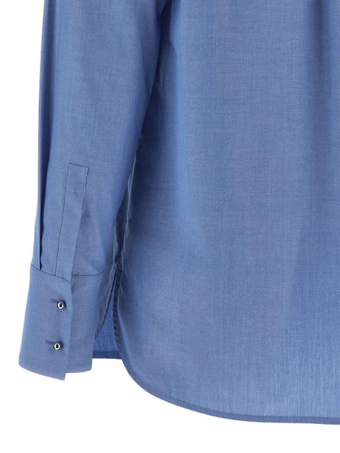 Max Mara Staffa crystal-appliqué shirt - Blue - zdjęcie produktu nr 2
