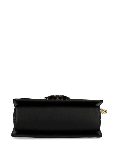 PINKO mini Love embellished cross body bag - Black
