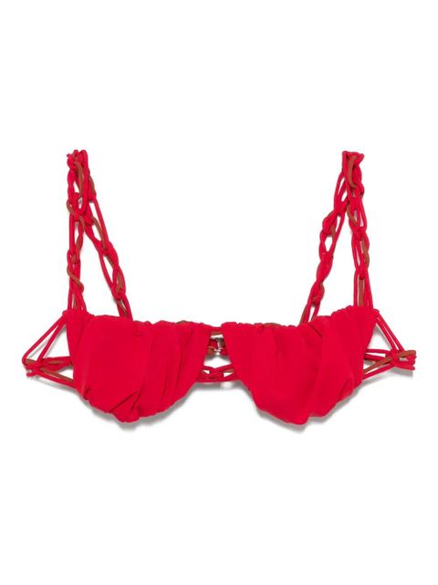 Isa Boulder reversible bikini top - Red - zdjęcie produktu nr 1