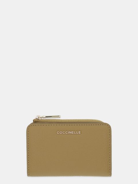 Coccinelle portfel skórzany damski kolor zielony E2 MW5 17 01 01 - zdjęcie produktu nr 1