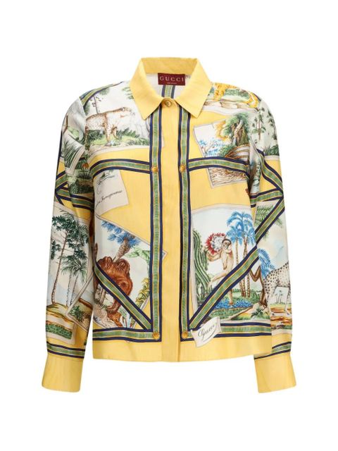 Gucci button-up shirt - Yellow - zdjęcie produktu nr 1