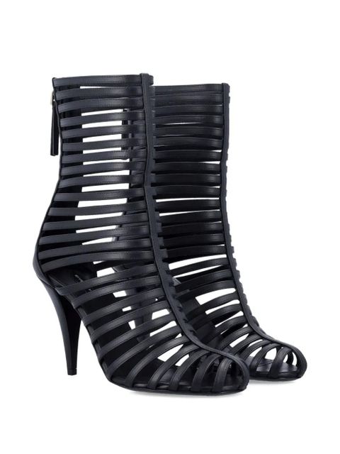 Givenchy Cage ankle boots in leather - Black - zdjęcie produktu nr 2