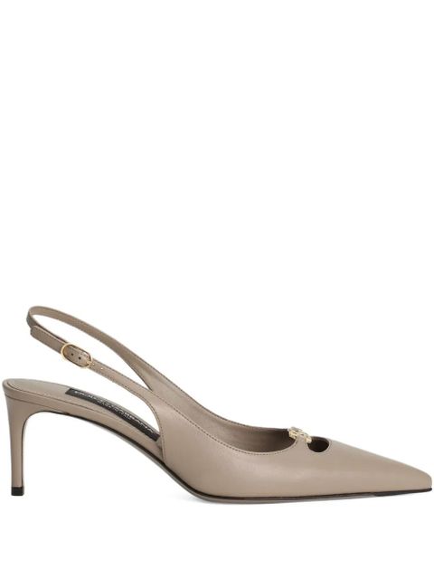 Dolce & Gabbana 60mm slingback pumps - Neutrals - zdjęcie produktu nr 1