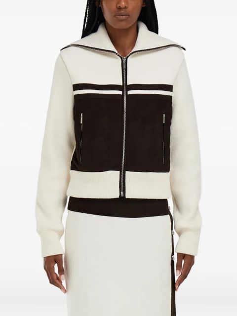 Ferragamo zip-fastening high-collar jacket - Neutrals