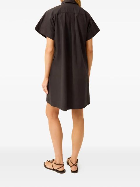 Marie Oliver collar cotton dress - Black