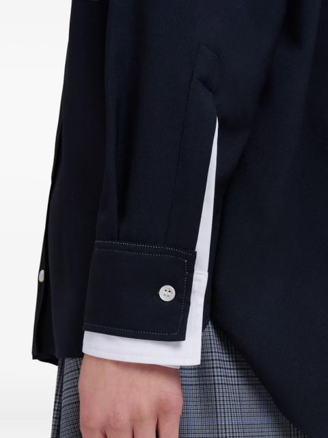 Marni virgin-wool shirt - Blue