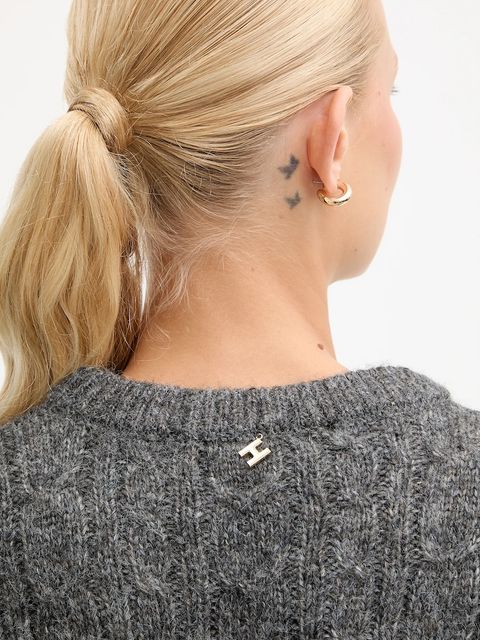 Silvian Heach sweter z domieszką wełny MARKOVKA damski kolor szary GPA25146MA