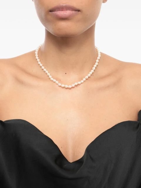 Vivienne Westwood orb pearl necklace - White