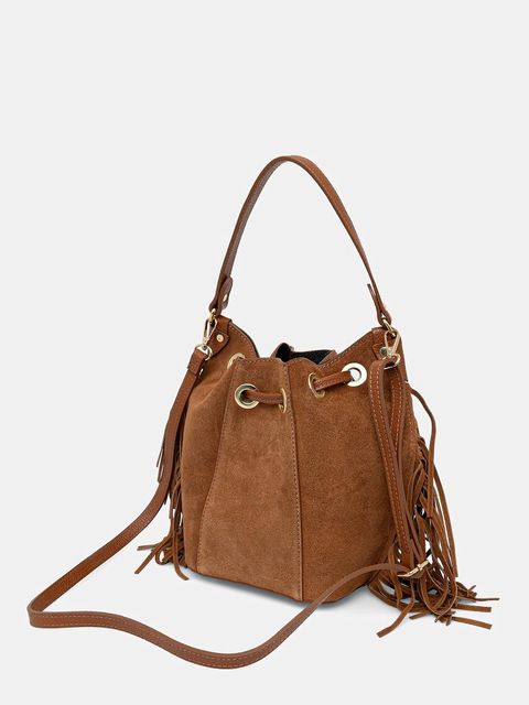 Answear.LAB torebka zamszowa