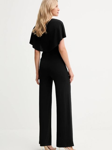 Marciano by Guess kombinezon SELENA kolor czarny z dekoltem okrągłym 5YGD14 6257A