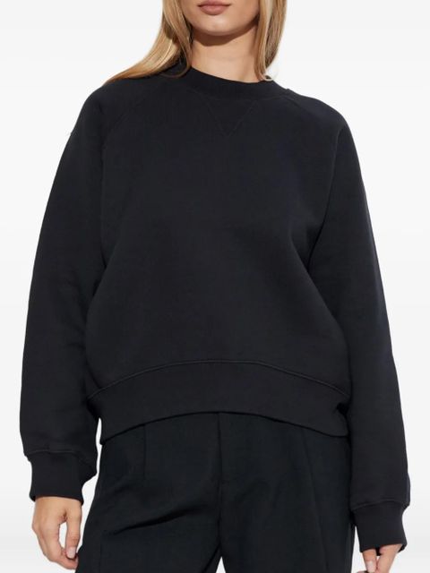 Victoria Beckham raglan-sleeves cotton sweatshirt - Black