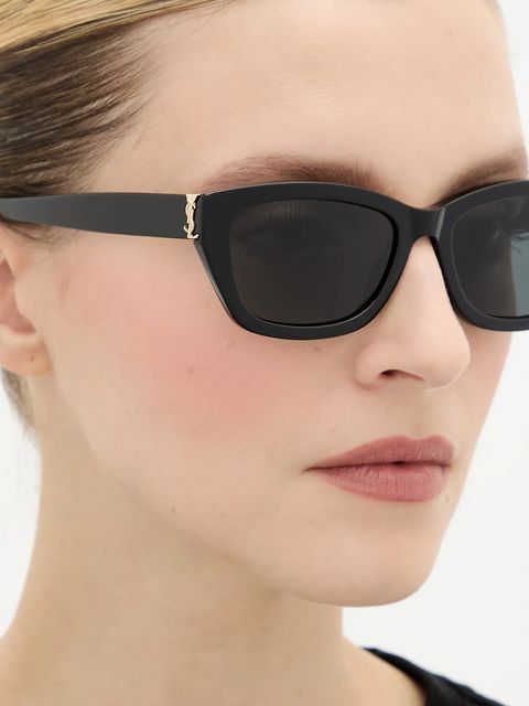 Saint Laurent okulary przeciwsłoneczne damskie kolor czarny SL M153