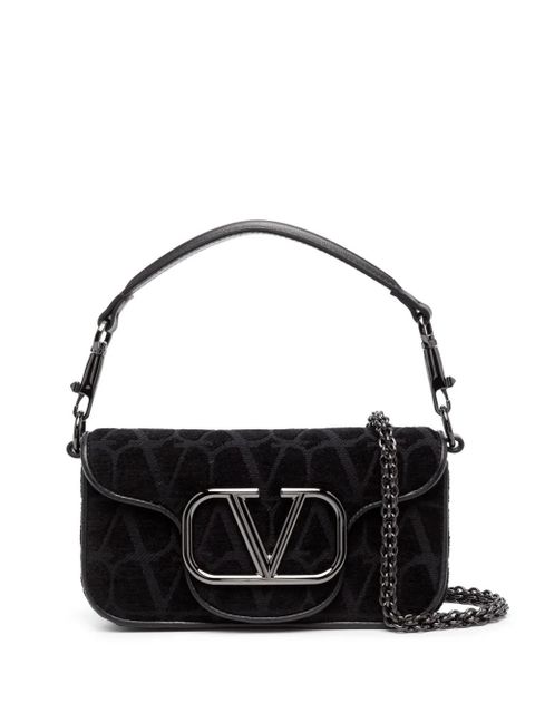 Valentino Garavani small Locò Toile Iconographe shoulder bag - Black
