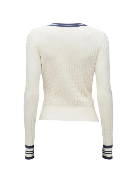 3.1 Phillip Lim V-neck button cardigan - White - zdjęcie produktu nr 2