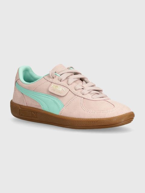 Puma sneakersy zamszowe Palermo Cobalt Glaze kolor różowy 396463 - zdjęcie produktu nr 1