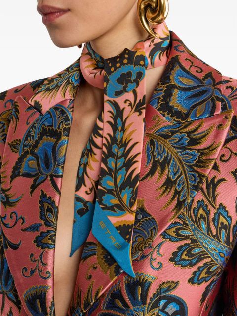 ETRO paisley floral scarf - Pink