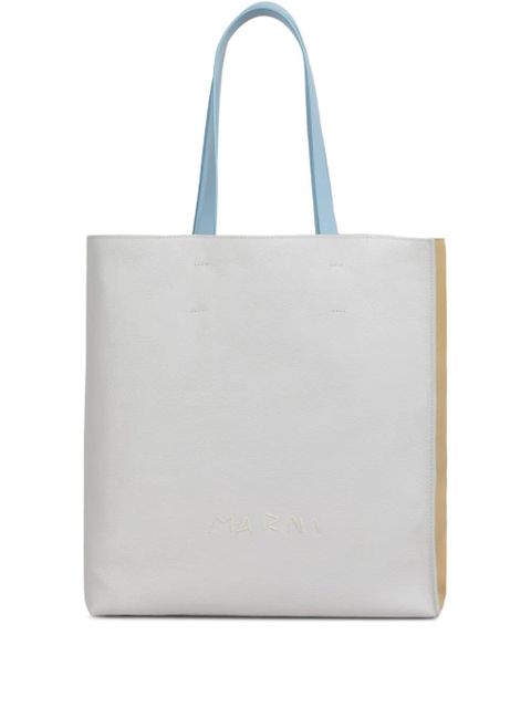 Marni logo-embroidered tote bag - Neutrals - zdjęcie produktu nr 1