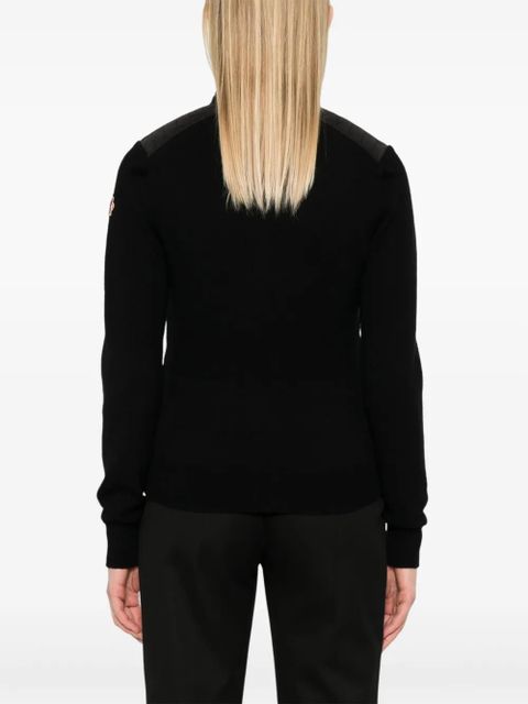 Moncler Grenoble padded cardigan - Black