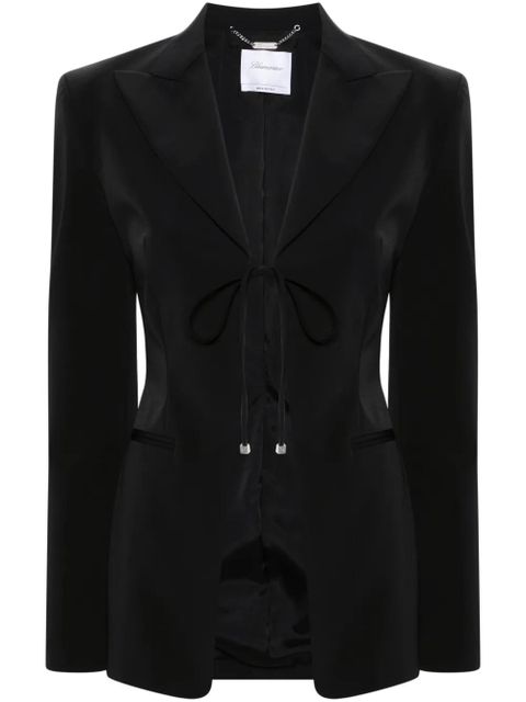 Blumarine Monopetto single-breasted blazer - Black - zdjęcie produktu nr 1