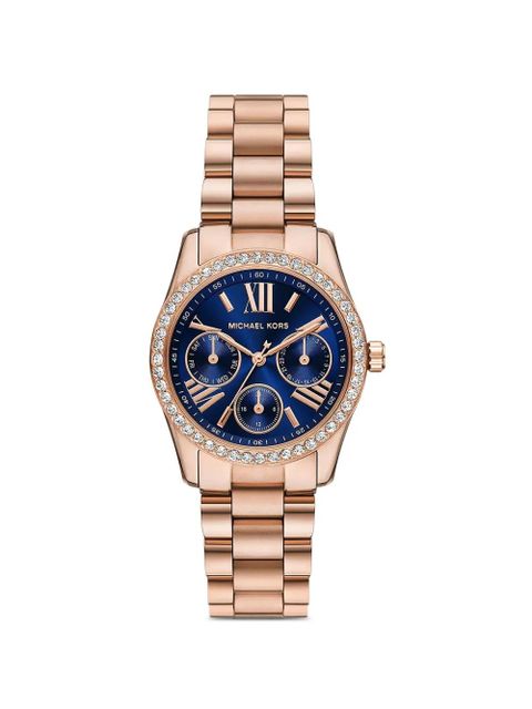 Michael Kors Lexington embellished Blue 38mm watch - Pink - zdjęcie produktu nr 1