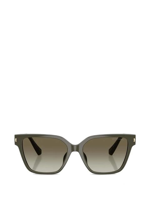 Michael Kors logo square-frame sunglasses - Green - zdjęcie produktu nr 1