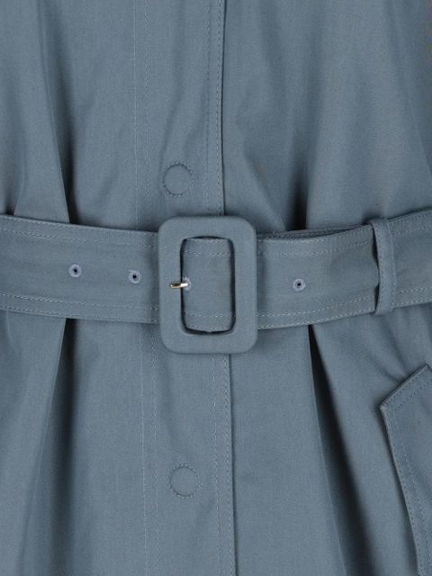 FENDI double-belted quilted coat - Blue