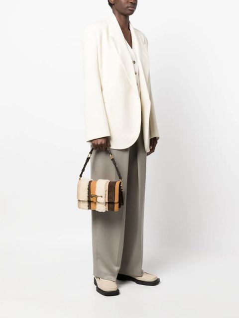 Tod's T Timeless panelled shoulder bag - Brown - zdjęcie produktu nr 2