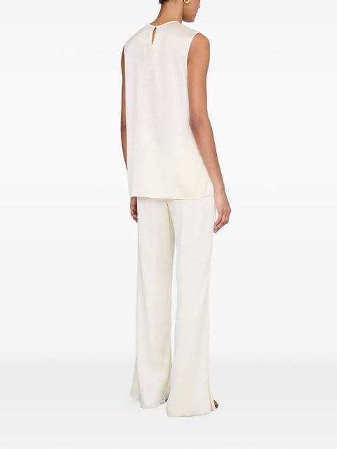 ANINE BING Malia sleeveless top - Neutrals