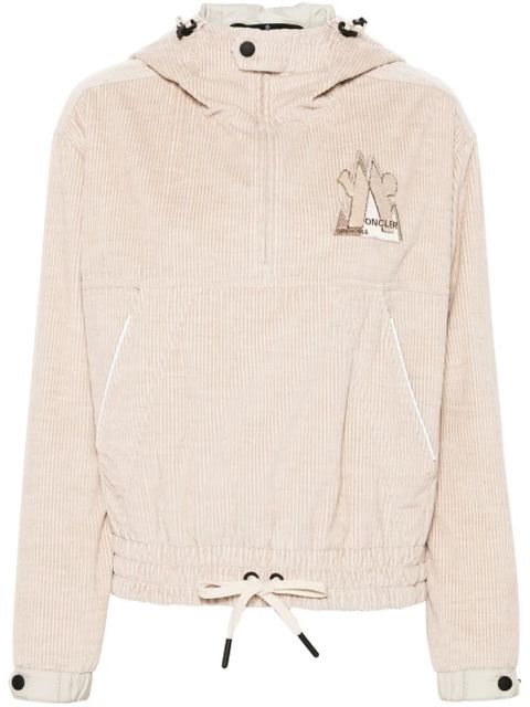 Moncler Grenoble logo-patch hoodie - Pink - zdjęcie produktu nr 1