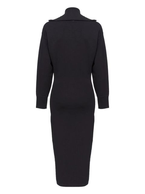 PINKO Levulosio midi dress - Black - zdjęcie produktu nr 2