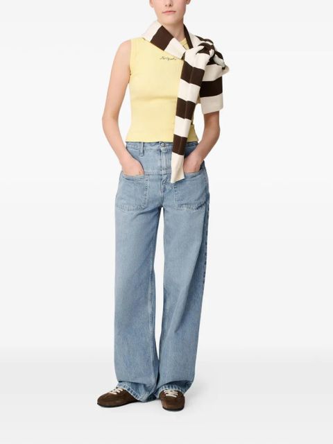 Axel Arigato ribbed scoop-neck tank top - Yellow - zdjęcie produktu nr 2