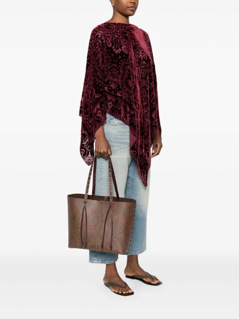 ETRO paisley-pattern shoulder bag - Brown