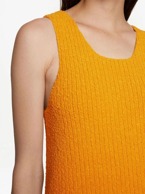 Proenza Schouler mélange bouclé knitted tank top - Yellow