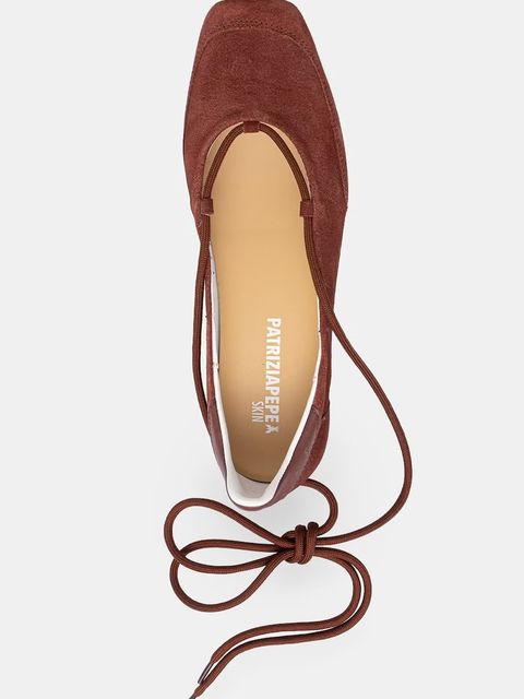 Patrizia Pepe baleriny zamszowe