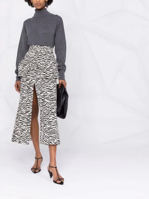 Jil Sander roll-neck cashmere jumper - Grey - zdjęcie produktu nr 2