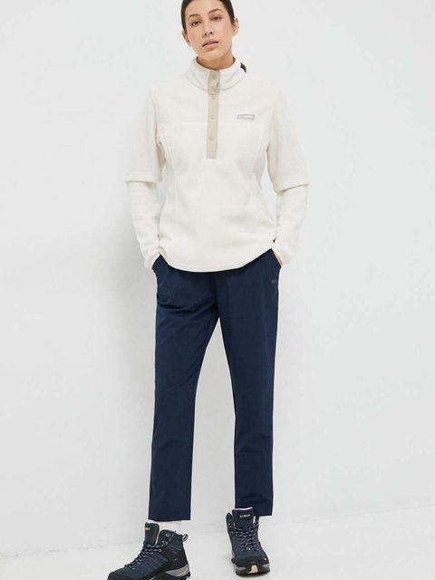 Helly Hansen spodnie sportowe Thalia 2.0 damskie kolor granatowy proste high waist 34325 - zdjęcie produktu nr 2