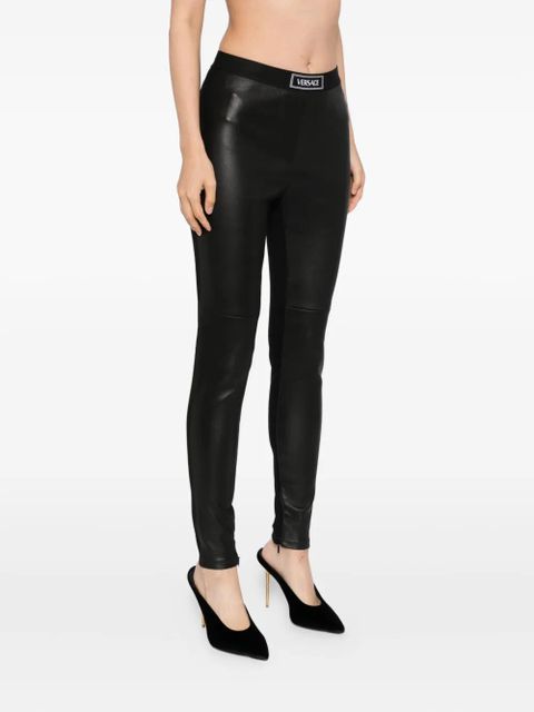 Versace elasticated waistband leggings - Black - zdjęcie produktu nr 2