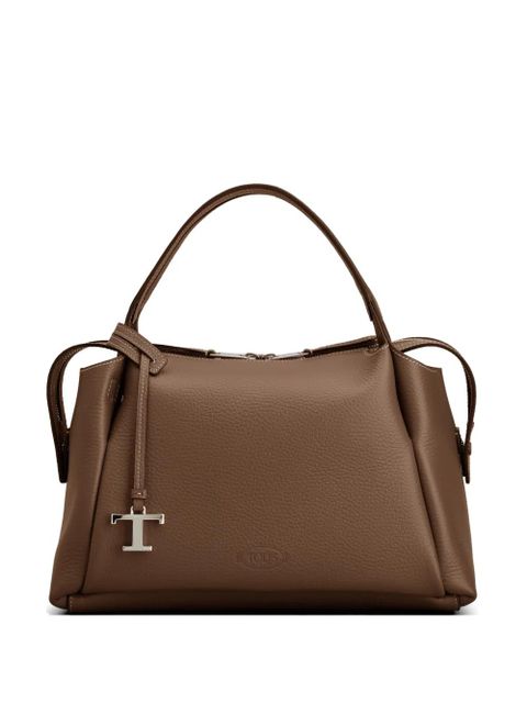Tod's logo zip tote bag - Brown - zdjęcie produktu nr 1