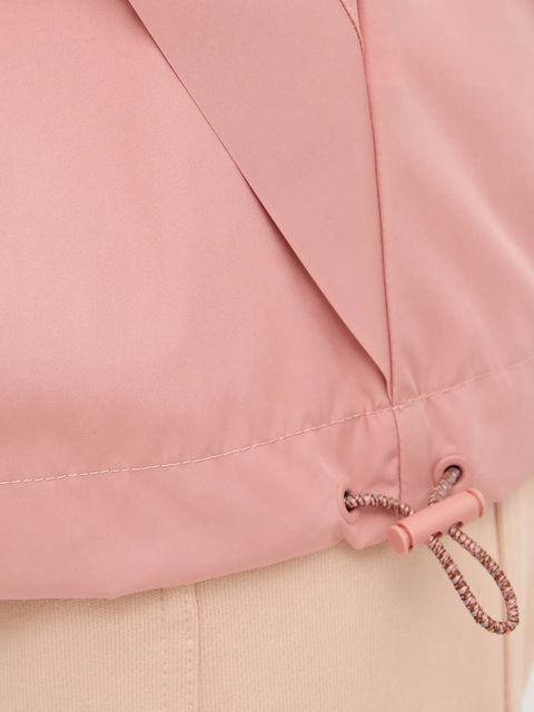 adidas by Stella McCartney kurtka kolor różowy przejściowa oversize JX4334