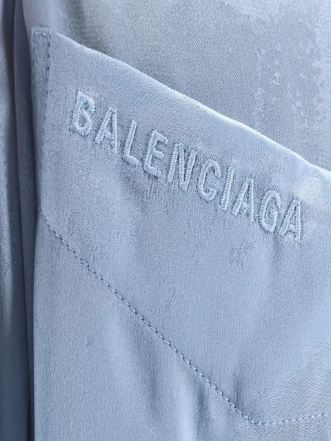 Balenciaga Ela's elasticated-waistband trousers - Blue