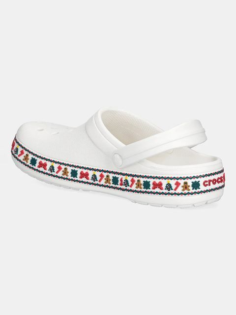 Crocs klapki Crocband Holiday Clog kolor biały 211921