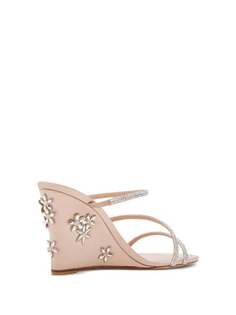 René Caovilla Eva floral sandals - Pink